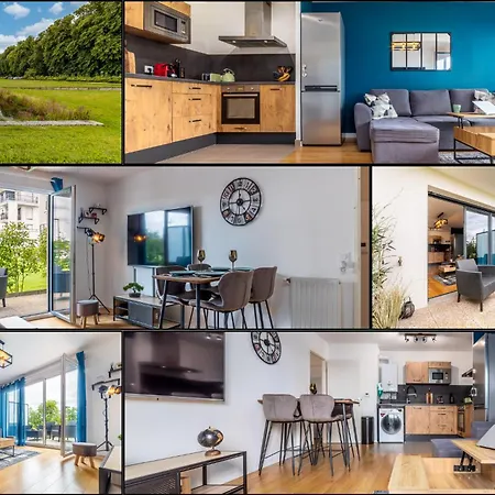 Disneyland 13min - Kingsize Bed - Private Parking - Terrace - Calm Village